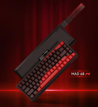 Teclado Mecânico Madlions Mad 60He com Switch Magnético MAD68 Teclado com Fio Mad60he Personalizado MAD68he Presentes para Gamers de Esports