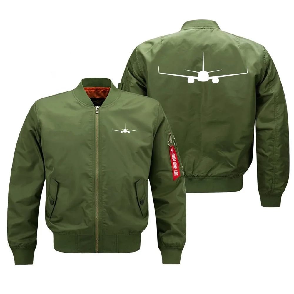 Spring Autumn Men Flight Aviation Boeing 737-800 Pilots Ma1 Bomber Jacket Coats Tactical Man Baseball Jacket