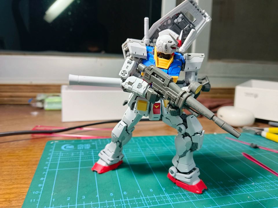 Reparo de Máscara Versão Changlong 5501rg 1/144 Yuanzu 2.0 Modelo Montado Rgurx-78-2 Boneco de Brinquedo Menino Réplica de Alta Versão
