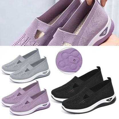 Women's Shoes 2025 Spring New Middle aged and Elderly Mom Shoes Soft soled Breathable Women's Casual ShoesSports Shoes