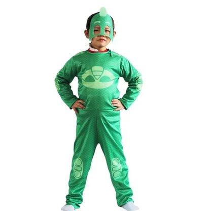2025 Halloween Cartoon Pj Cosplay Costume Anime Figure Dressing Clothes Christmas Halloween Birthday Party For Boy Girl Kids