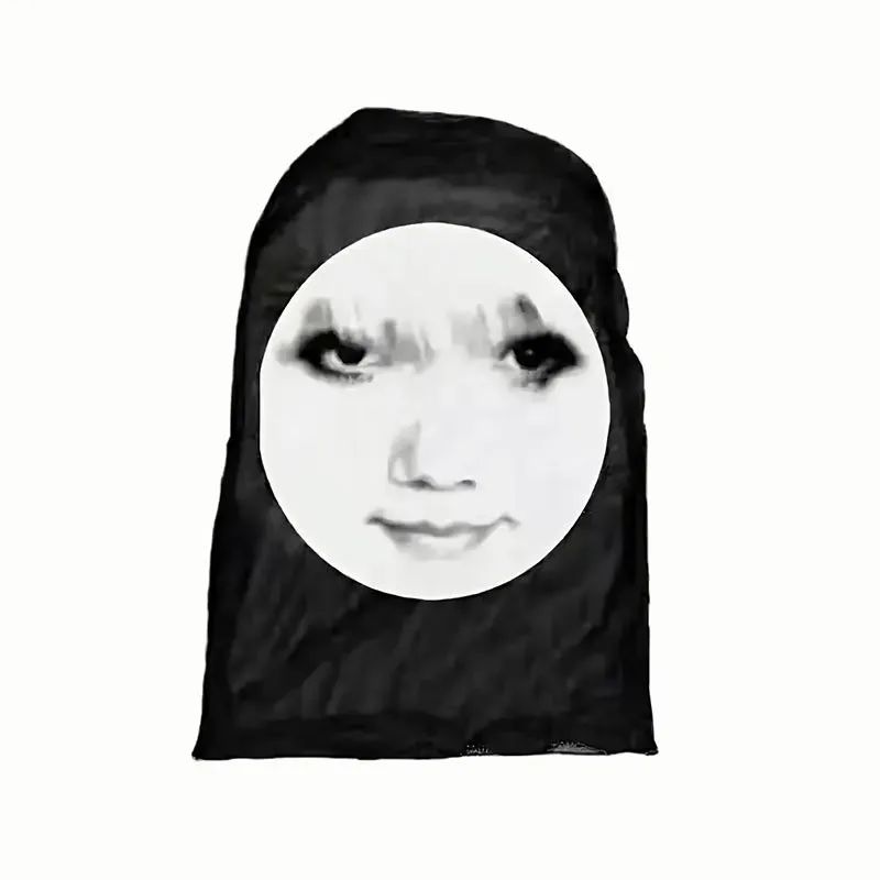 Ronaldo Messi Pattern Funny Facial Expression Mask Party Cosplay Props Comfortable Mesh
