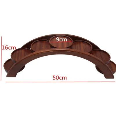 Hotpot Arch Bridge Plate Sushi Bridge Boat Tableware Dessert Wooden Dim Sum Plate Sushi Tray Japanese Kitchen Bento  Sushi Plate