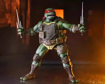 18CM NECA 54317 The Last Ronin Rafael Boneco Anime 7 Polegadas Figura de Ação Modelo PVC Decoração Brinquedo Presente