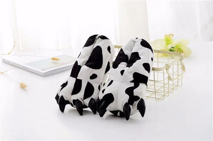 Stitch Animal Paw Slippers For Boy Girl Unisex Kids Cute Monster Claw Slippers Cartoon Soft Plush Warm Home Slippers Child Shoes