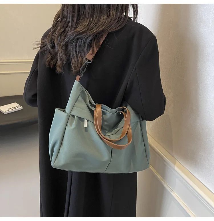 Multi Functional Tote Bag: Durable Nylon Work & Daily Shoulder Purse, Large Capacity Handbag Crossbody Bags for Women Daily Use