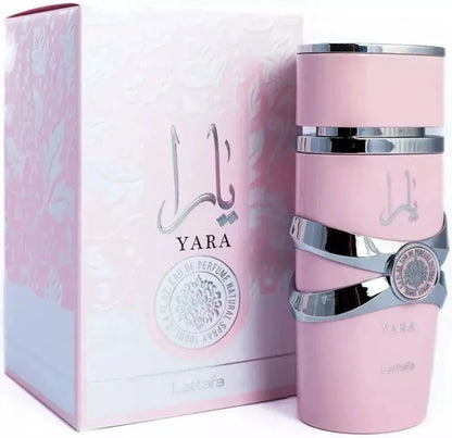 Lattafa Yara Candy Eau de Parfum EDP Spray para Mulheres 3.4 oz/100 ml Rosa Yara, Yara Moi, Yara Tous, Yara Candy, Asad, Asad Zanzibar