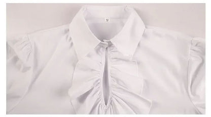 Vampire Renaissance Victorian Shirts for Men and Women  White Steampunk Ruffle Medieval Halloween Costume