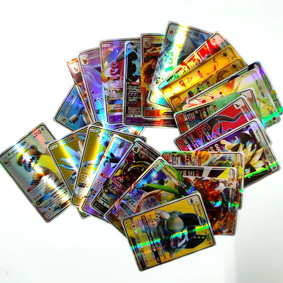 2025 Nova Versão Francesa Cartas Pokémon VMAX V EX GX MEGA Coleção Cartas Batalha Treinador Brinquedos de Natal Infantis Presente