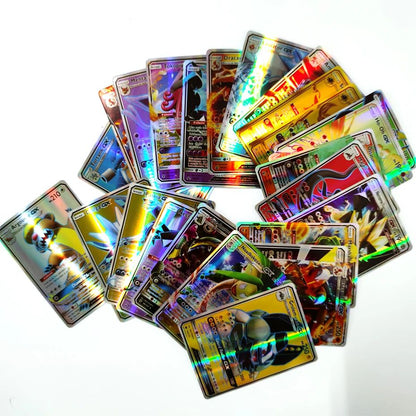 2025 Nova Versão Francesa Cartas Pokémon VMAX V EX GX MEGA Coleção Cartas Batalha Treinador Brinquedos de Natal Infantis Presente