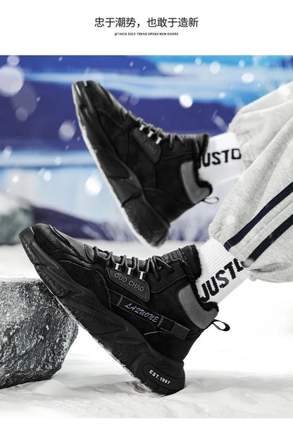 Winter Sport Shoes for Men Sports and Leisure Loafers Ankle Boots Casual Shoes Casual Sneaker Platform Sports Shoes Fashion New