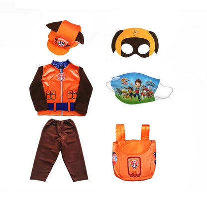 Anime Dog Patrol Kids Cosplay Costume Marshall Chase Skye Zuma Rubble Children Tops Pants Patrol Uniform Halloween Costume