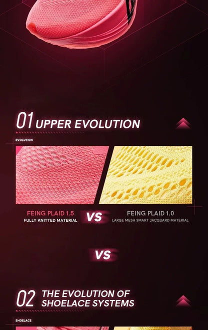 QIAODAN Feiying Plaid 1.5 Men 2025 Marathons Running Shoes Anti-slip Professional Shock-Absorbant Breathable Sneakers BM23240290