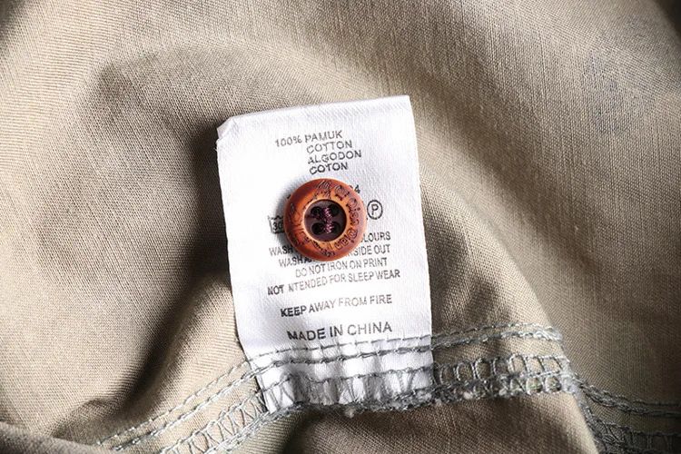 Men's Double Pocket Long Sleeve Shirts Camouflage Cargo Shirts High Quality 100% Cotton Outdoor Hiking Sports Casual Shirts