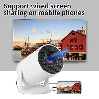 Novo Projetor 4K Android 11 HY300 Wifi6 290ANSI Allwinner H713 BT5.0 1080P 1280*720P Cinema Projetores Portáteis para Exterior?