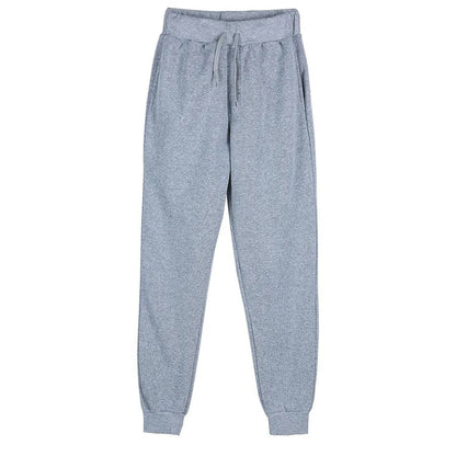 Calças de Moletom Masculinas/Femininas Casuais de Lã Calças Esportivas Unissex Moda Lisa Solta Calças Streetwear Outono Inverno Corrida Fitness P