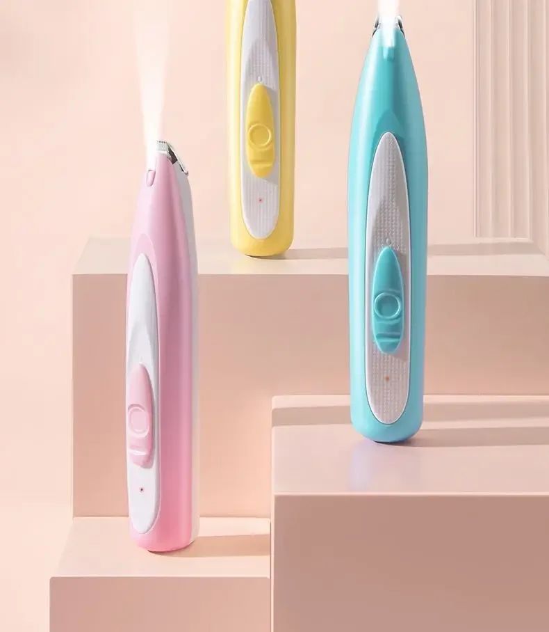 Pet Electric Hair Clipper-Silent Cat/Dog Shaver with Push Scissors, Paw Grooming Tool for Nail & Fur Trimming (Pet Grooming Kit)