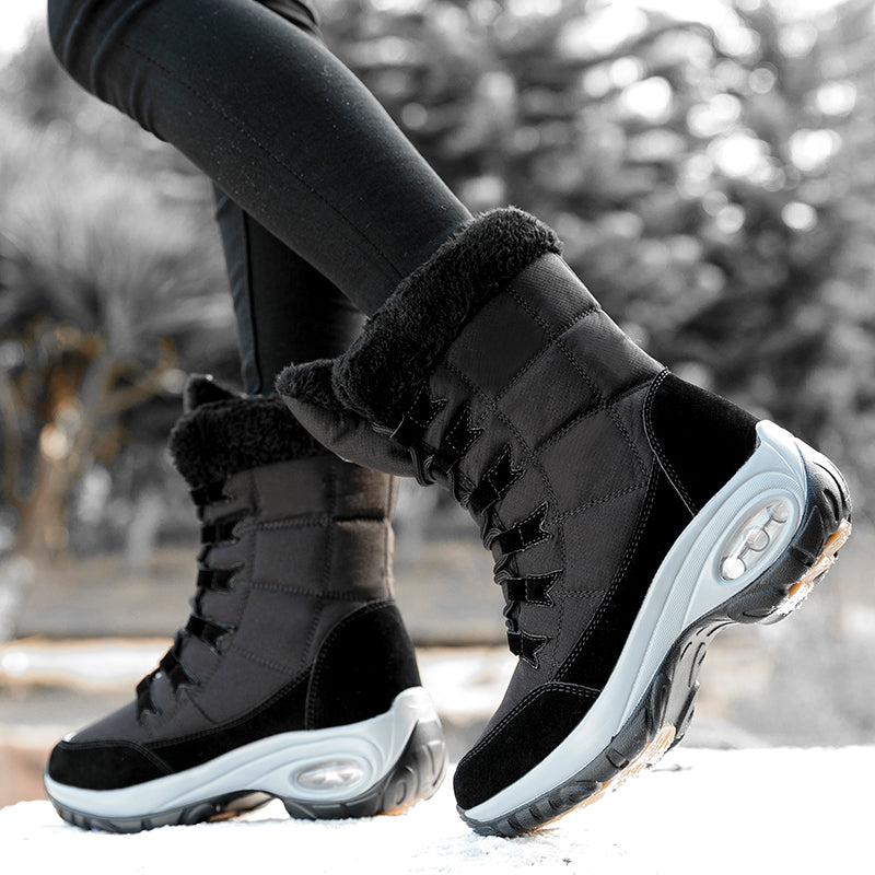 Winter Women Boots Platform Shoes Keep Warm Thigh High Snow Boots Outdoor Ladies Slip on Comfortable Waterproof Fur Femme Boots