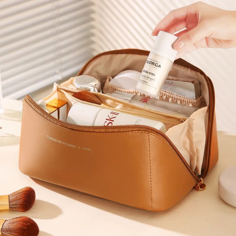 Makeup Organizer Female Toiletry Kit Bag Make Up Case Storage Bags Pouch Luxury Lady Box Portable Zip Cosmetic Bag for Travel