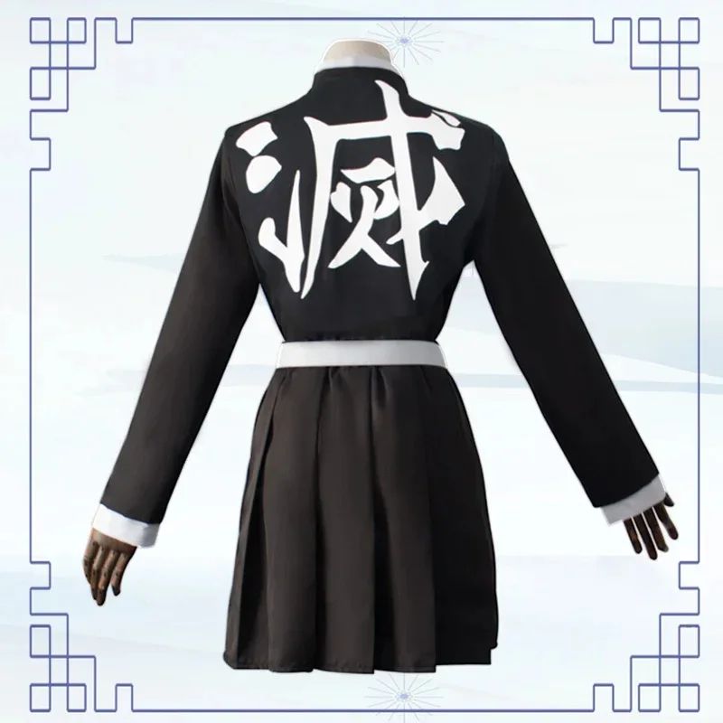 Adult Children Anime Kanroji Mitsuri Cosplay Costume Kimono Haori Dress Wig Clothes Halloween Costume for Adult Children