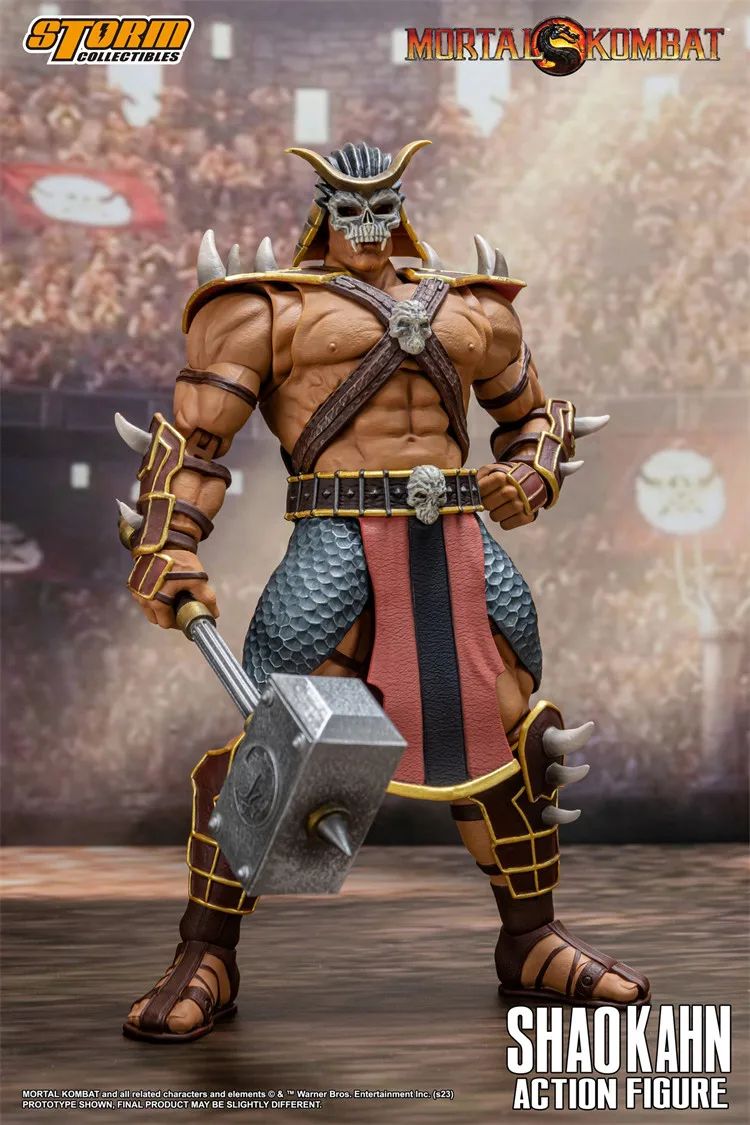 Storm Toys Mortal Kombat Final BOSS Shao Kahn DCMK14 Luxury Edition Vilão Goro DCMK18 Action Figure Modelo Brinquedos Presentes Em Estoque