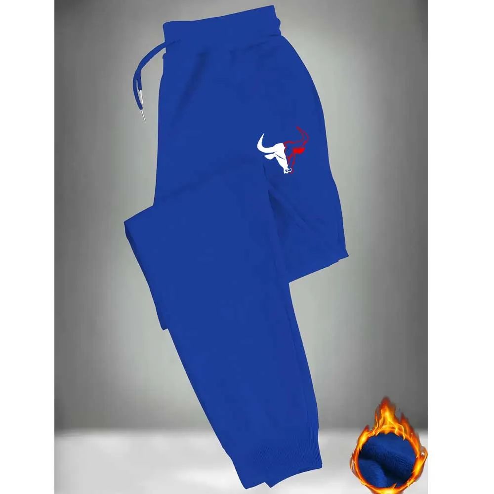 Calça Jogger Masculina Casual Leve Estampada com Elástico - Tecido 100% Poliéster com Cordão Ajustável na Cintura e Bolsos Laterais
