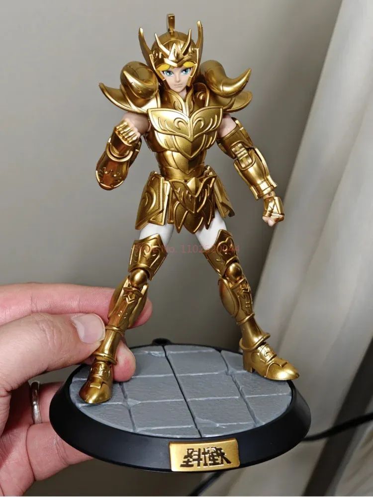 Kit de Bonecos Articulados Saint Seiya Blk Blokees Originais - Touro Pégaso Sagitário Brinquedos de Anime Colecionáveis Montados Presente de Aniversário