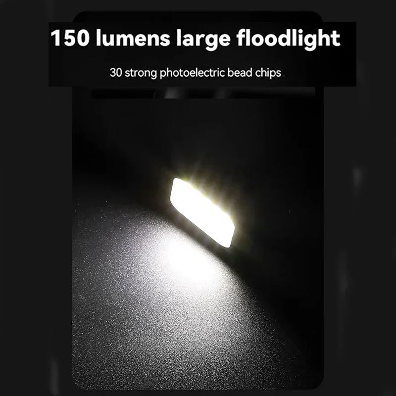 BUCKLOS Bike Light COB Front Rear Bicycle Lights LED Rechargeable Mountain Road Bicycle Lamp MTB Tail Light Cycling Flashlight