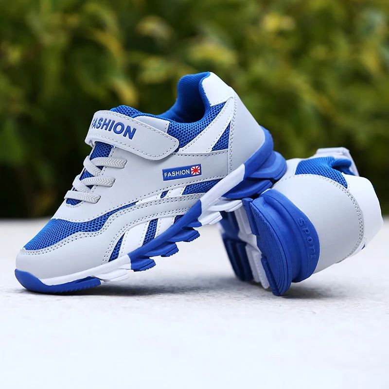 Childrens Running Shoes Trendy Luxury Design Casual Sneakers Mesh Breathable Sports Shoes Comfortable Tennis Shoes for Boys