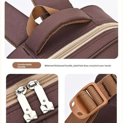 Capybara Children Backpack Waterproof Student Schoolbag Large Capacity Alleviate Burden School Bag Orthopedic Backpack Book Bag