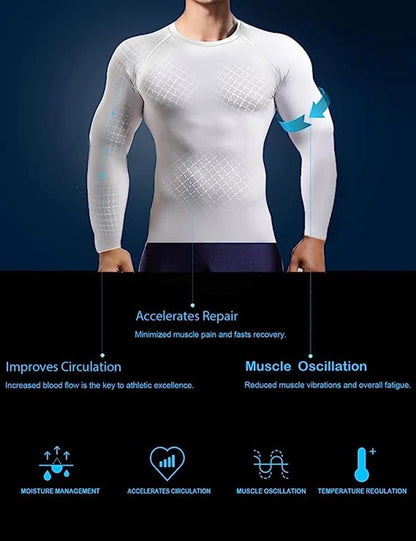 Spider Print Long Sleeve Compression Shirts for Men Gym Workout Rash Guard Undershirts Baselayers Athletic Quick Dry Tees Tops