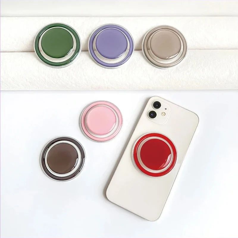 Suporte Magnético Dobrável para Celular com Anel de Dedo Expansível para iPhone 16 15 Samsung Xiaomi