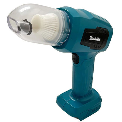 Aspirador de pó elétrico Makita com forte sucção, mini, sem fio, portátil, soprador para limpeza doméstica com 7 bicos para bateria 20V 18V