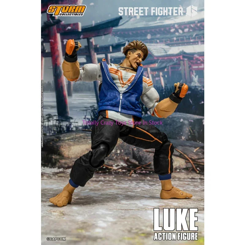 in stock Original Storm Toys Street Fighter 6 Luke In Stock Anime Action Collection Figures Model Toys