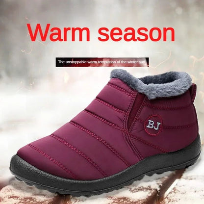 Botas Masculinas de Neve para Área Externa Sapatos Masculinos Botas de Inverno Masculinas Botas de Caminhada Cano Curto Botas Impermeáveis Masculinas Sapatos de Trabalho Calçados