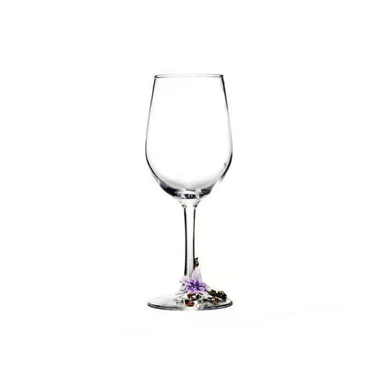Taças de Cristal Criativas com Esmalte para Champagne Conjunto de Taças de Luxo Taças de Vinho Taça Vintage para Beber