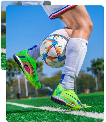 New Men Football Shoes Society Cleats Professional Soccer Shoes Indoor Fast Football Field Boots Sneaker Boy Original Training