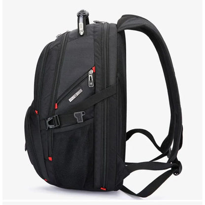 2025 Swiss-Multifunctional bags Durable 17 Inch Laptop Backpack, Travel Bag,College Bookbag,USB Charging Port,Water Resistant