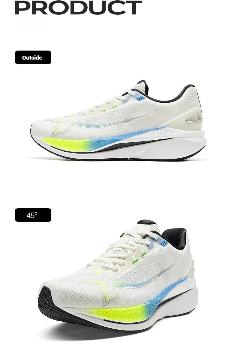 Xtep Tancheng Lite 2.0 MAX Men's Running Shoes for Absorption Soft Cushioning Shock Breathable Non-Slip Sneakers 975219110075