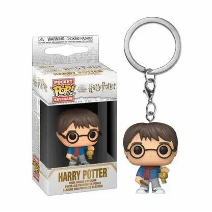 Funko Pocket Chaveiro Brinquedo Hermione Granger Dobby Dumbledore Malfoy Ginny Ron Hedwig Snape Voldemort Luna Pop de Bolso Chaveiro Brinquedo