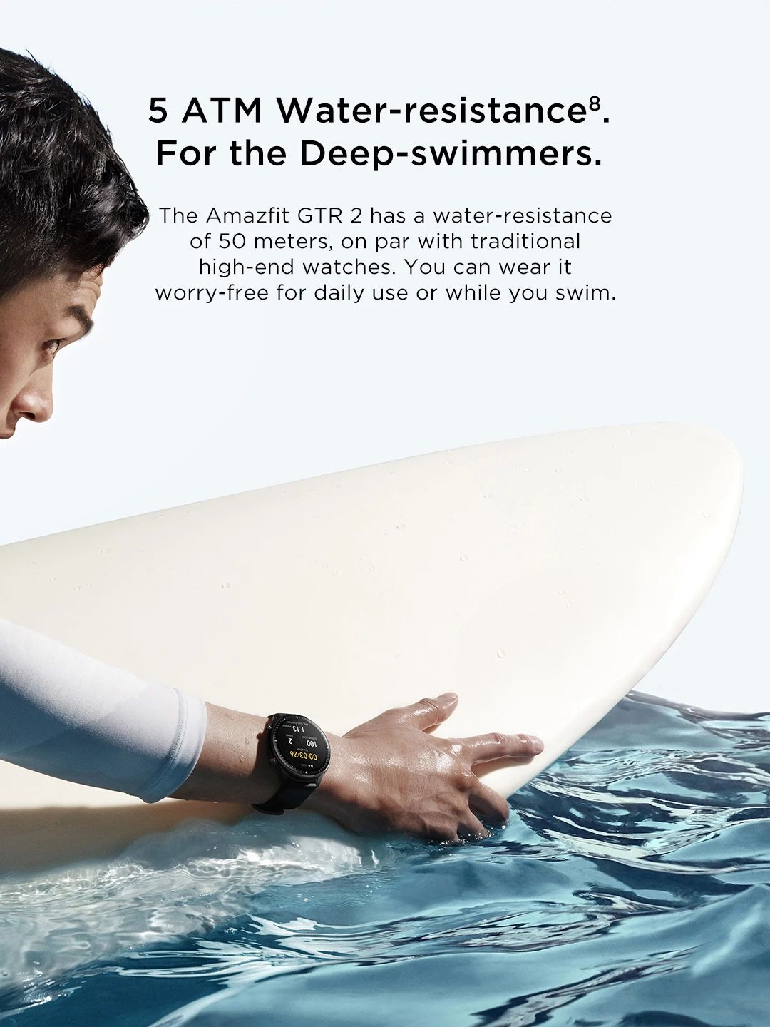 Amazfit GTR 2 Smartwatches Sem Novo Smartwatch Masculino À Prova D' Água 5ATM GPS 95% Novo De Exposição Esporte Relógio Masculino Recondicionado