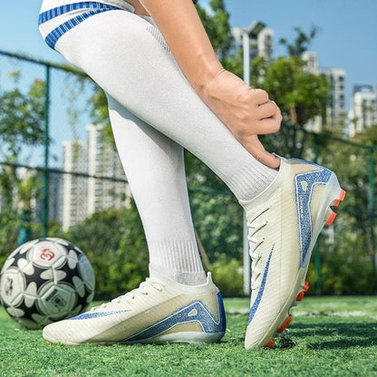 Men Professional Training Football Boots Ultralight Soccer Shoes Unisex Wholesale Women Breathable Drop Shipping Indoor Futsal