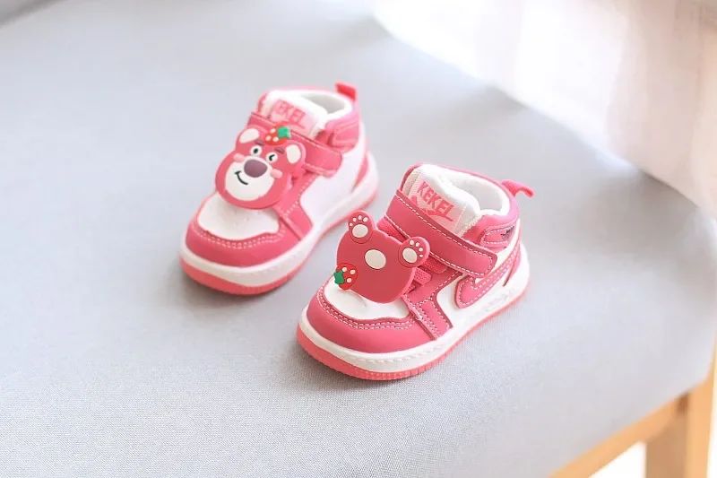 Boots Baby Girls Sneakers Board Shoes Cartoon Prints Soft Bottom Non-slip Children Casual Walking Shoes Boy Kids Children Shoes