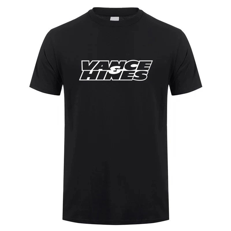Vance and Hines T Shirt Summer Men Cotton Short Sleeve Vance and Hines Motorcycle Racing T-shirts Gift Tops Tee