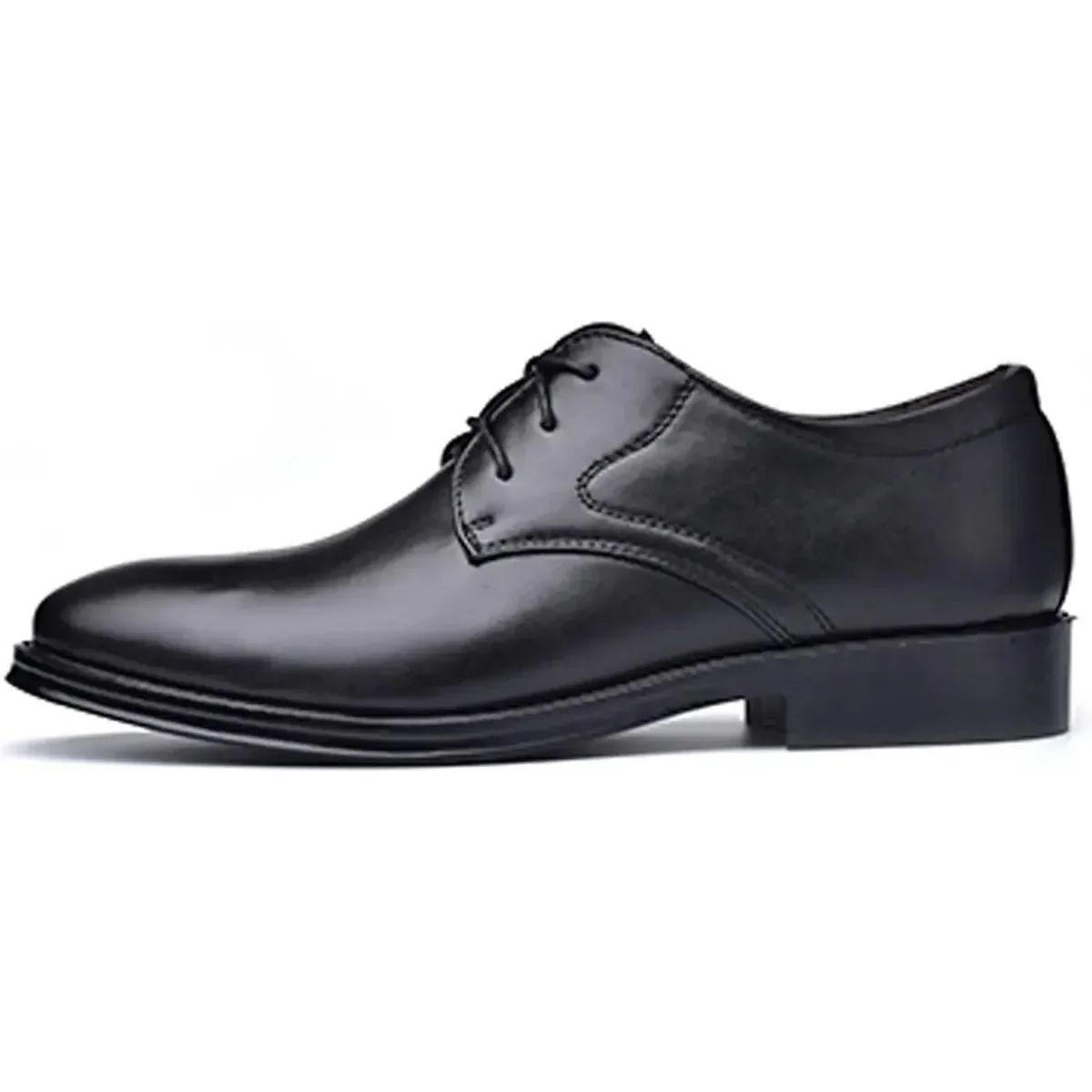 Men's Classic Matte Upper Oxfords Business Formal Lace Up Leather Lace Up Dress Shoes for Men
