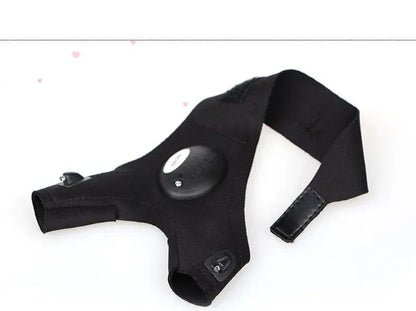 LED Flashlight Fishing Strap Fingerless Gloves Waterproof Cycling Camping Hiking Rescue Glove Lamp Lighting Gloves