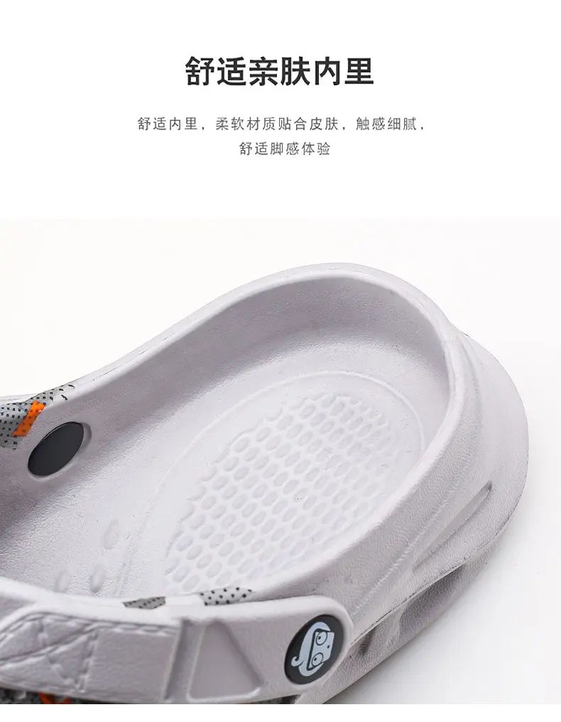 Flat Sandals Men Shoes EVA Slippers Garden Platform Sandals Man Summer Sandals New Male Sneakers Outdoor Home Clogs