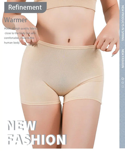 Women Safety Panties Boxer Shorts Female Ladies Seamless Underwear Woman Underpants Panty Pants Black Beige Protective Boyshorts