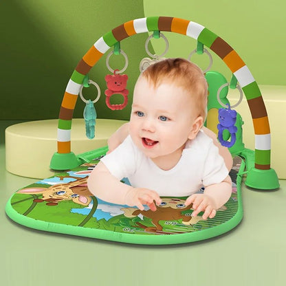 Ginásio de Atividades Musical para Bebês, Tapete de Piano para Engatinhar, Brinquedos, Cobertor de Atividades para Recém-Nascidos, Almofada de Jogo com Pedais, Educação Infantil, Presentes de 0 a 36 Meses