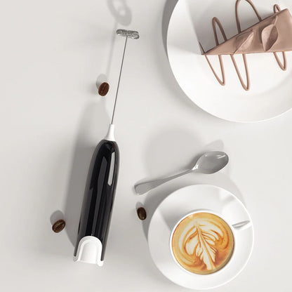 Batedor de Leite Elétrico Portátil Automático para Ovos Batedor de Café Cappuccino Batedor de Creme Espumador Misturador de Cozinha Agitador